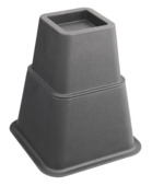 Rehausseur de lit et de meuble Secucare H= 8/13/21 cm noir