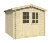 Tuinhuis Indy vurenhout onbehandeld 230 x 175 cm