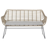 KARWEI tuinbank Mason 140,5 cm hout kunststof