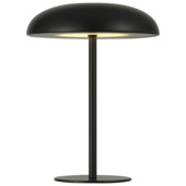 KARWEI tafellamp Olivier oplaadbaar LED zwart 25xø19cm