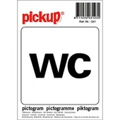 Pickup pictogram wc 10x10 cm