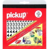 Pickup cijferboekje 10 mm zwart