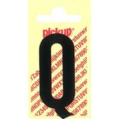 Pickup plakletter q 60 mm zwart