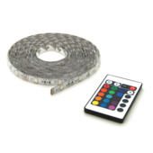 Prolight meerkleurige LEDstrip 5 meter met afstandsbediening 400 Lm IP44