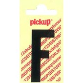 Pickup plakletter f 90 mm zwart