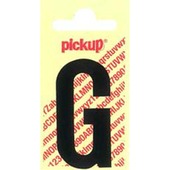 Pickup plakletter g 90 mm zwart