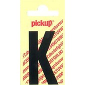 Pickup plakletter k 90 mm zwart