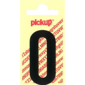 Pickup plakletter o 90 mm zwart