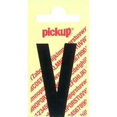 Pickup plakletter v 90 mm zwart