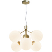 Nordlux hanglamp Ivona 6-spot brons