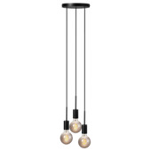 Nordlux hanglamp Paco 3-spot zwart