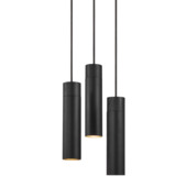Nordlux hanglamp Tilo 3-spot zwart
