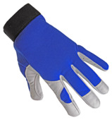 Talen Tools werkhandschoenen kind antislip L blauw