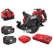 Scie circulaire sans fil 20V Skil 3572EA XP brushless 66mm avec 2 batteries 2x 4,0Ah + chargeur rapide