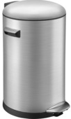 Poubelle à pédale Eko Belle Deluxe 20 L inox mat