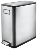 EKO pedaalemmer Ecofly 20L mat inox