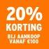 O_20% Vanaf €100