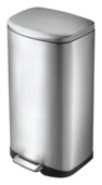 Poubelle à pédale Eko Della 35 L inox mat