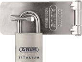 Abus hangslot Titalium met overvalsluiting