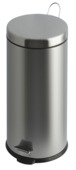 Poubelle à pédale Classic 30 L inox mat
