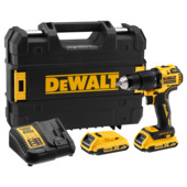 DeWalt 18V XR accu klopboormachine brushless DCD709D2T-QW + 2 accu's 1,5 Ah en lader