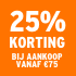 O_25% Vanaf €75