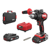 Skil 20V accu boormachine brushless (120Nm)3080HC met 2 accu's 2Ah + lader en koffer