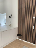 Lattenwand 244x60,5 cm walnoot, dikte 22mm
