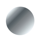 Miroir rond verre argenté Haceka 4 mm Ø50 cm