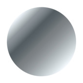 Miroir rond verre argenté Haceka 4 mm Ø60 cm