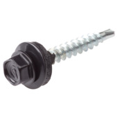 Dak & Gevel Profielplaatschroef zwart 4,9x35 mm 50 stuks