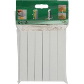 Hoekstuk MDF Wit 12,2 cm 6 Stuks