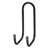 Crochet en J double Duraline 20x12 cm gris