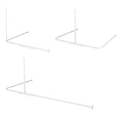 Douchestang Easy Roll 90x90x90 cm wit