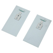 Kit de suspension pour miroir Haceka max. 9,6 kg 8x16 cm métal 2 pièces