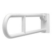 Barre d'appui WC rabattable Basic 70 cm blanc