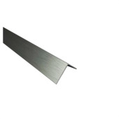 Profilé d'angle aluminium titane 20x20x1x1000 mm
