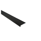 Nez de marche aluminium noir mat 25x6x1000x1.6mm