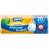 Swirl afvalzak scheurvast en lekvrij met handvat 20 L 20 stuks