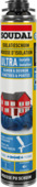Mousse d'isolation pistolable Soudal Ultra 750ml