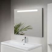 Miroir avec éclairage Ava 80x70 cm