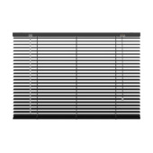 GAMMA aluminium jaloezie 25 mm matzwart (kleurnr.320) 100x250 cm (bxh)