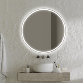 Miroir avec éclairage Maya Ø75 cm