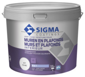 Sigma muurverf interieur mat wit 10 l