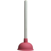 Gootsteenontstopper 14 cm roze 