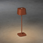 Lampe de table sans fil Konstsmide Capri rechargeable USB terracotta