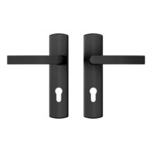 AXA deurkrukset Curve Blok zwart blindschild sleutelgat PC72