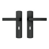 AXA deurkrukset Curve Blok zwart blindschild klaviersleutel