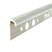 Tegelstrip Kunststof Rond Ivoor 8 mm 270 cm