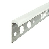 Tegelstrip Kunststof Rond Wit 12,5 mm 270 cm